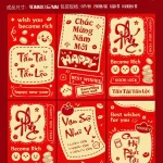 60 bao lì xì nhung bản to, chọn 10 hình, mỗi hình 6 cái