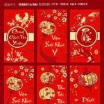 60 bao lì xì nhung bản to, chọn 10 hình, mỗi hình 6 cái