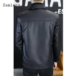 Chỗ sỉ áo Khoác Da Nam Cổ Bẻ Lót Vải Dù Phối Túi Hai Bên Cao Cấp (Có size to 3x)