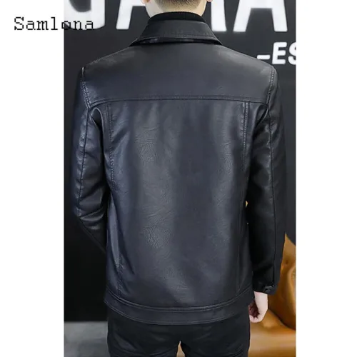 Chỗ sỉ áo Khoác Da Nam Cổ Bẻ Lót Vải Dù Phối Túi Hai Bên Cao Cấp (Có size to 3x)