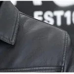 Chỗ sỉ áo Khoác Da Nam Cổ Bẻ Lót Vải Dù Phối Túi Hai Bên Cao Cấp (Có size to 3x)