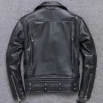 Chuyên sỉ áo Khoác Da Nam Cổ Bẻ Phối Khoá Zip Cao Cấp (Có Size to 3x)
