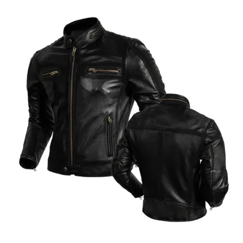 Nguồn hàng sỉ áo Khoác Da Nam Dây Kéo Đồng Lót Lông Cao Cấp (Có size to 3x)