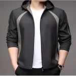 Nguồn hàng sỉ áo Khoác Dù Nam Có Nón Phối Sọc Hai Bên Cao Cấp