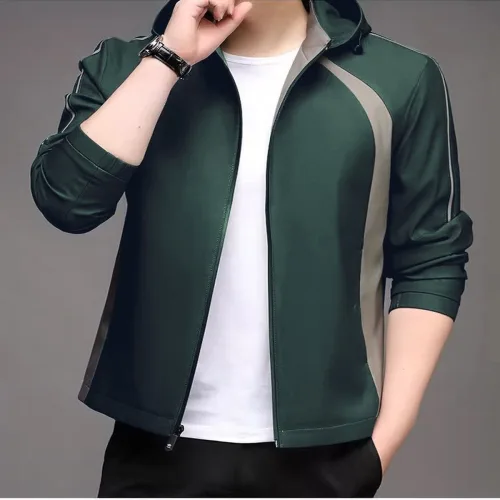 Nguồn hàng sỉ áo Khoác Dù Nam Có Nón Phối Sọc Hai Bên Cao Cấp