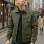 Áo Kaki Nam Big Size Dày Lót Dù Cổ Bẻ Túi Trong