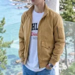 Shop sỉ áo Khoác Kaki Dày Lót Dù Nam Cổ Trụ Có Túi Trong Cao Cấp Big Size