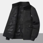 Shop sỉ áo Khoác Kaki Dày Lót Dù Nam Cổ Trụ Có Túi Trong Cao Cấp Big Size