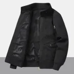 Shop sỉ áo Khoác Kaki Dày Lót Dù Nam Cổ Trụ Có Túi Trong Cao Cấp Big Size