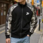 Áo khoác bomber phối tay lính dành cho nam AK072