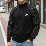 Áo khoác bomber phối tay lính dành cho nam AK072