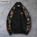Áo khoác bomber phối tay lính dành cho nam AK072