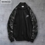 Áo khoác bomber phối tay lính dành cho nam AK072