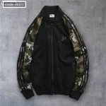 Áo khoác bomber phối tay lính dành cho nam AK072