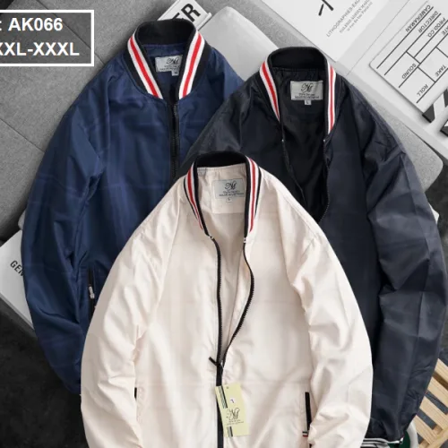 Nơi lấy sỉ áo khoác nam Bomber vải dù 2 lớp bo phối sọc