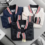 Nơi lấy sỉ áo khoác nam Bomber vải dù 2 lớp bo phối sọc