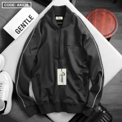 Nguồn hàng sỉ áo Khoác Nam Bomber vải Xi Giản Cao Cấp