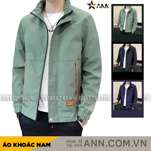 Shop sỉ áo Khoác Nam Rurumen Chất Dù 2 Lớp Cổ Đứng Phối Logo Bên Túi (Có size 3x)