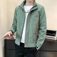 Shop sỉ áo Khoác Nam Rurumen Chất Dù 2 Lớp Cổ Đứng Phối Logo Bên Túi (Có size 3x)
