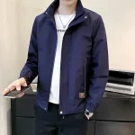 Shop sỉ áo Khoác Nam Rurumen Chất Dù 2 Lớp Cổ Đứng Phối Logo Bên Túi (Có size 3x)