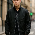 Shop sỉ áo Khoác Nam Dù 2 Lớp Lót Sọc Phía Trong (Có Size 3XL)