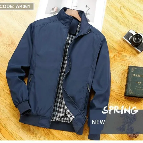 Shop sỉ áo Khoác Nam Dù 2 Lớp Lót Sọc Phía Trong (Có Size 3XL)