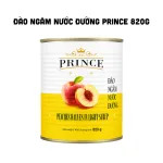 Shop sỉ đào Ngâm Nước Đường Prince 820g