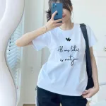 Shop sỉ áo nữ thun thái form rộng giấu quần in hoạ tiết trái tim