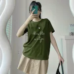 Shop sỉ áo nữ thun thái form rộng giấu quần in hoạ tiết trái tim