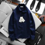 Áo sơ mi công sở nam chất liệu kate lụa, tay dài, có size 4x