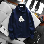 Áo sơ mi công sở nam chất liệu kate lụa, tay dài, có size 4x