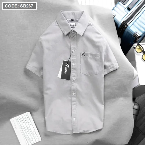 Áo sơ mi Oxford nam Rayman Rurumen tay ngắn, có túi, có size 3X