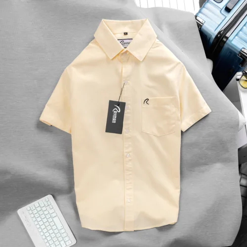 Áo sơ mi Oxford nam Rayman Rurumen tay ngắn, có túi, có size 3X