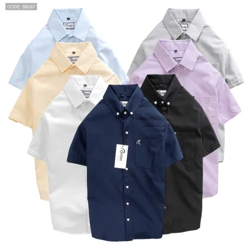 Áo sơ mi Oxford nam Rayman Rurumen tay ngắn, có túi, có size 3X