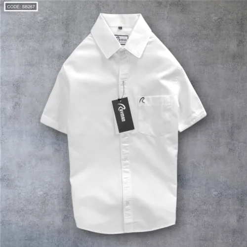 Áo sơ mi Oxford nam Rayman Rurumen tay ngắn, có túi, có size 3X