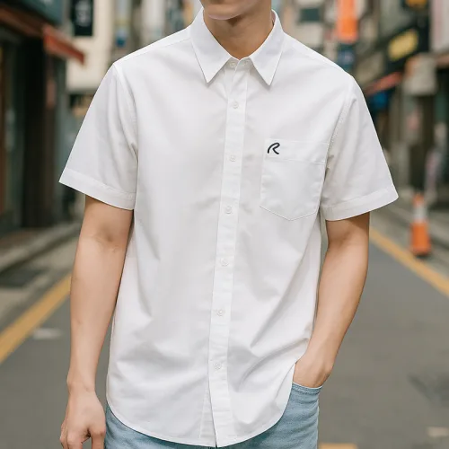 Áo sơ mi Oxford nam Rayman Rurumen tay ngắn, có túi, có size 3X