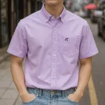 Áo sơ mi Oxford nam Rayman Rurumen tay ngắn, có túi, có size 3X