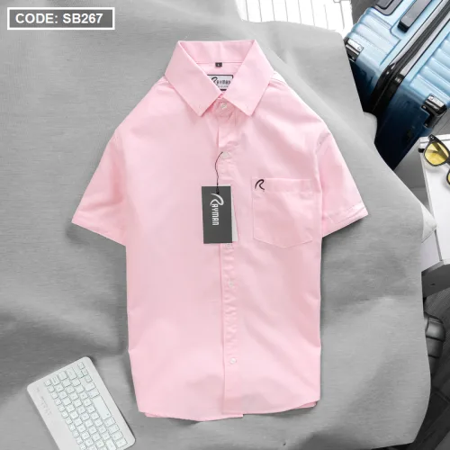 Áo sơ mi Oxford nam Rayman Rurumen tay ngắn, có túi, có size 3X
