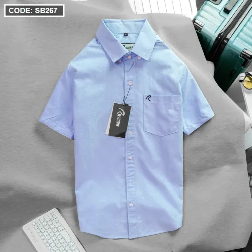 Áo sơ mi Oxford nam Rayman Rurumen tay ngắn, có túi, có size 3X
