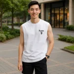 Áo Ba Lỗ Nam In Chữ ACADEMY NYC Trước Ngực Big Size