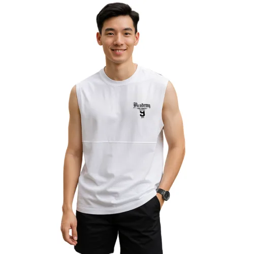 Áo Ba Lỗ Nam In Chữ ACADEMY NYC Trước Ngực Big Size