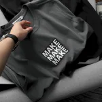 Áo ba lỗ nam Pack Horse in chữ MAKE, mã AB517