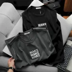 Áo ba lỗ nam Pack Horse in chữ MAKE, mã AB517