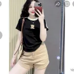 Baby Tee Nữ Cotton Mềm Mịn Cổ Tròn Ôm Body