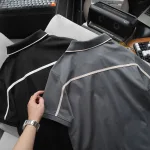 Chuyên sỉ áo Thun Cổ Bẻ Phối Màu Và Thêu Chữ Discipline (Có Size 3XL)