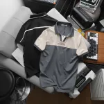 Chuyên sỉ áo Thun Cổ Bẻ Phối Màu Và Thêu Chữ Discipline (Có Size 3XL)