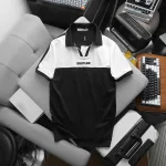 Chuyên sỉ áo Thun Cổ Bẻ Phối Màu Và Thêu Chữ Discipline (Có Size 3XL)