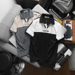 Chuyên sỉ áo Thun Cổ Bẻ Phối Màu Và Thêu Chữ Discipline (Có Size 3XL)