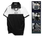 Chuyên sỉ áo Thun Cổ Bẻ Phối Màu Và Thêu Chữ Discipline (Có Size 3XL)