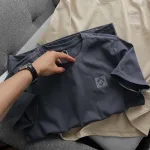Áo Thun Nam Cổ Tròn Thêu Logo Trước Ngực, Size 3x
